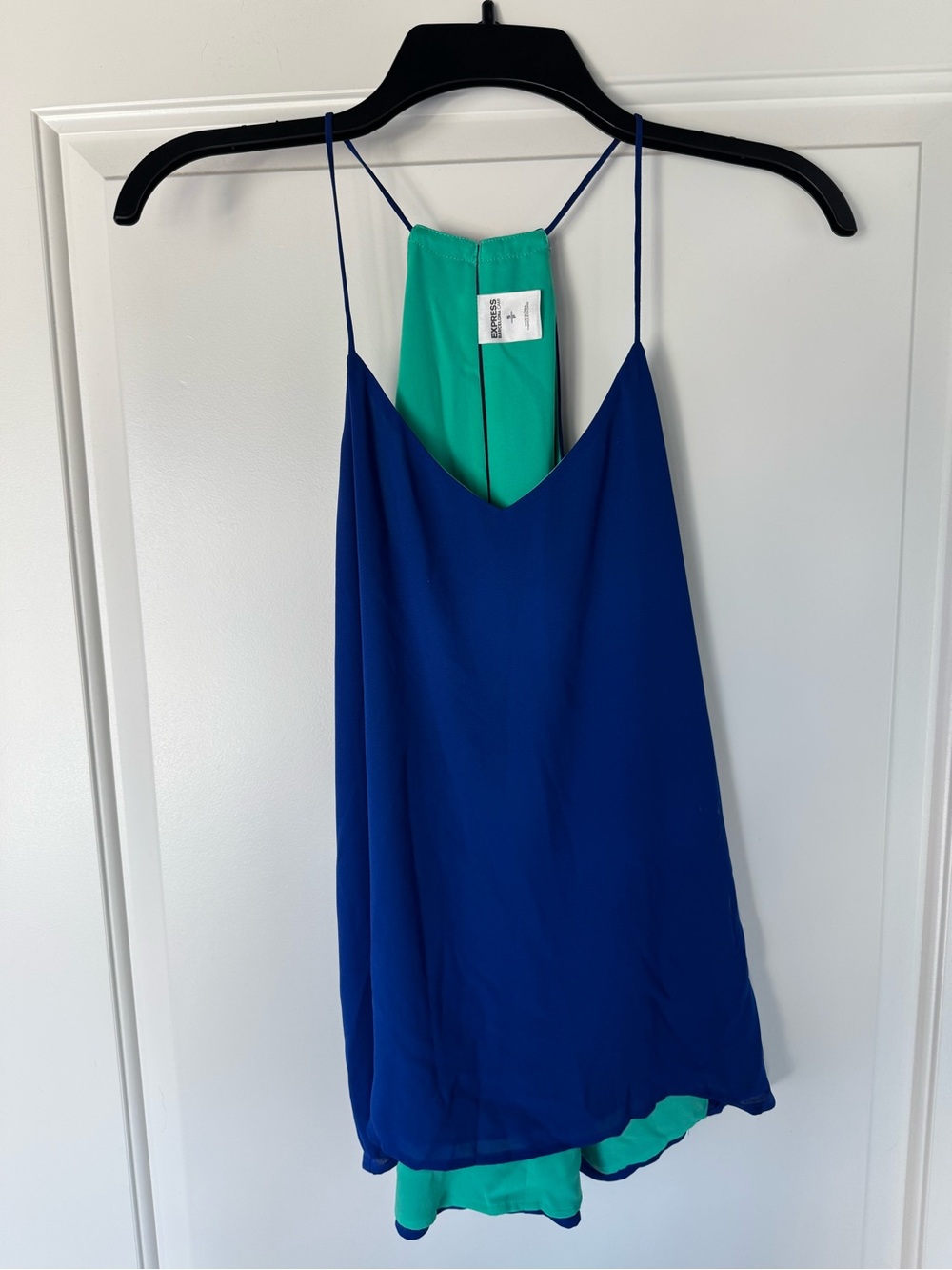 Express Blue Cami with Teal Accent